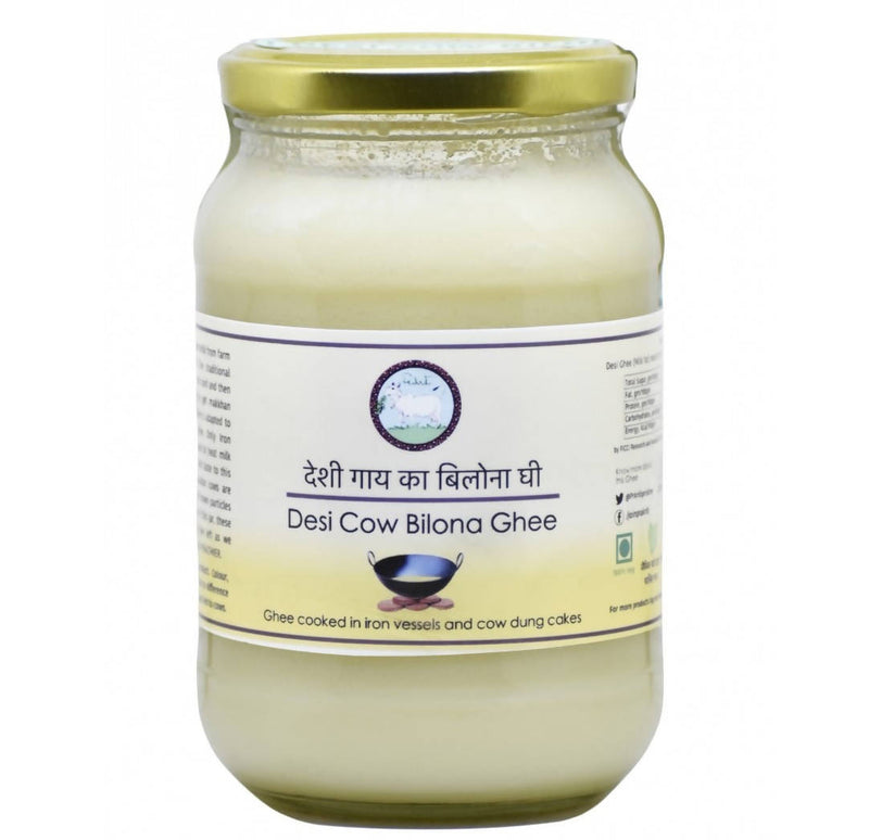 Prakriti Desi Cow Bilona Ghee | Organic Desi Cow Ghee | Pure organic ghee, traditionally-churned, chemical-free, granular ghee, nutritious by nature