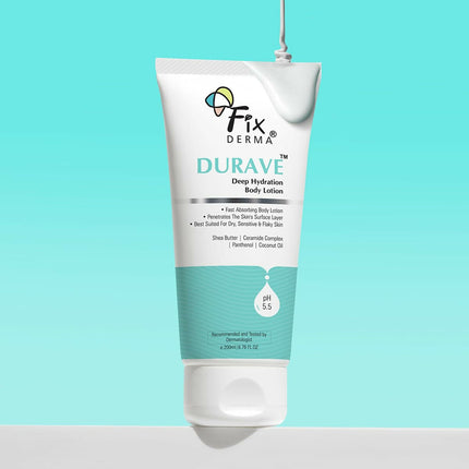 Fixderma Durave Deep Hydrating Body Lotion with Ceramide & Shea Butter
