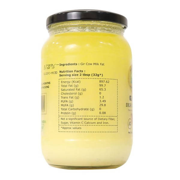 El World Organic Desi Cow Ghee | Cultured Cow Desi Ghee | Made From Grass Fed Cow's Milk