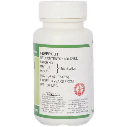 Baidyanath Jhansi Fevercut Tablets