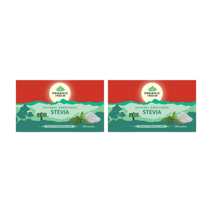 Organic India Natural Sweetener Stevia Sachets
