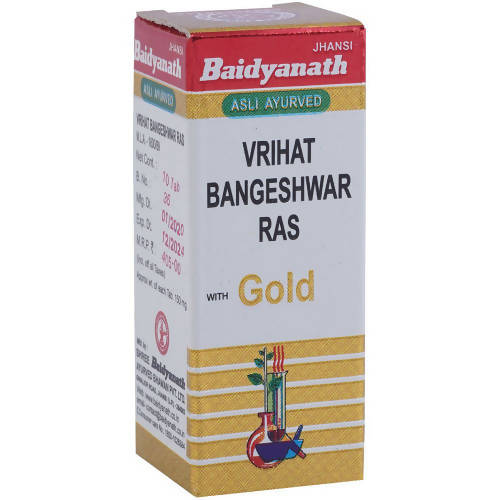 Baidyanath Jhansi Vrihat Bangeshwar Ras Tablets With Gold