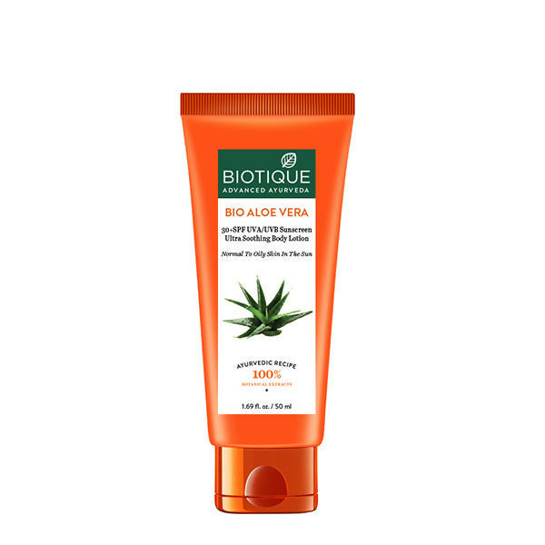 Biotique Bio Aloe Vera 30+ SPF Sunscreen Ultra Soothing Body Lotion