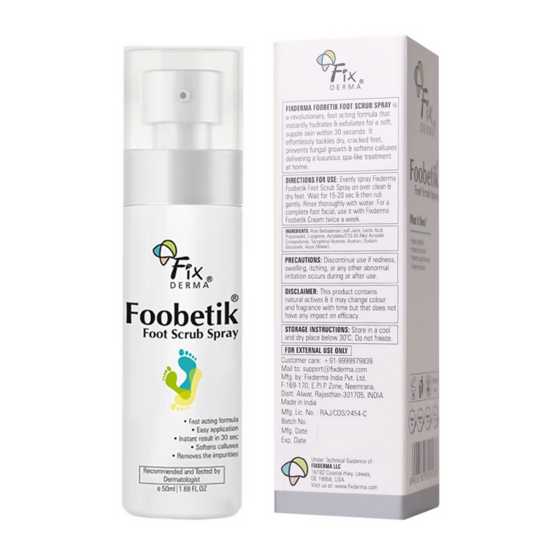 Fixderma Foobetik Foot Scrub Spray