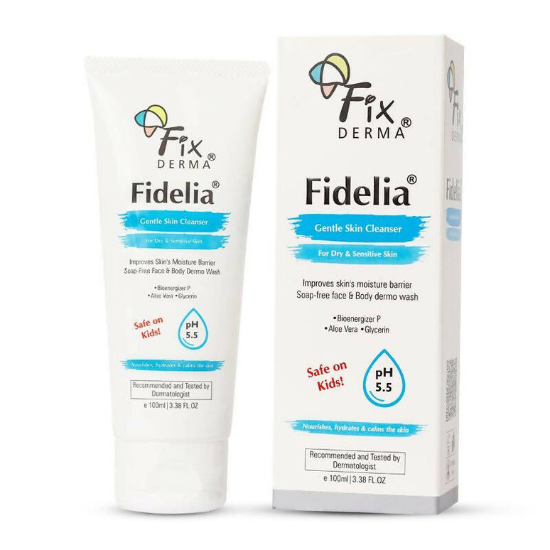 Fixderma Fidelia Gentle Skin Cleanser For Dry & Sensitive Skin