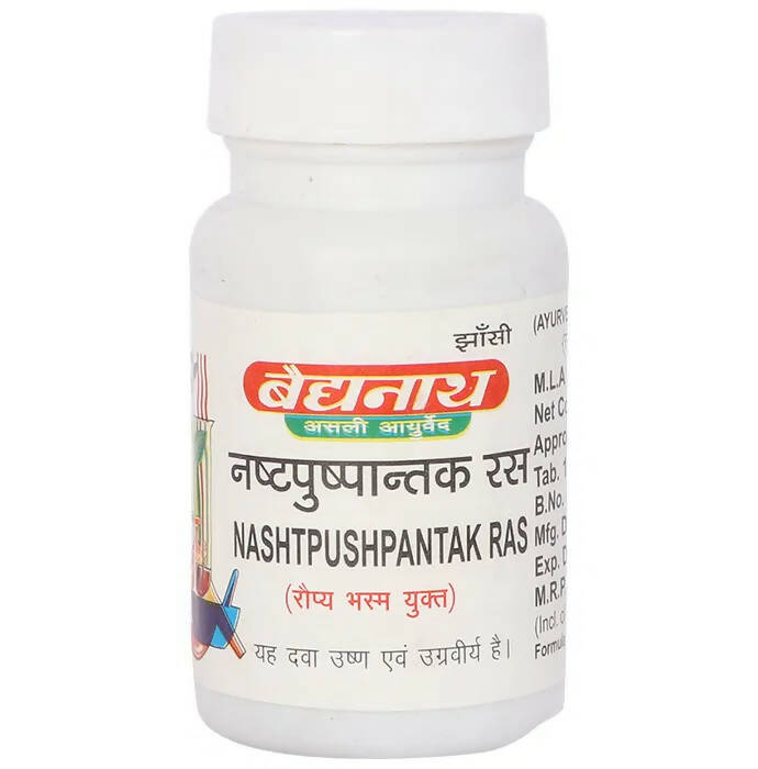 Baidyanath Jhansi Nashtpushpantak Ras Tablets