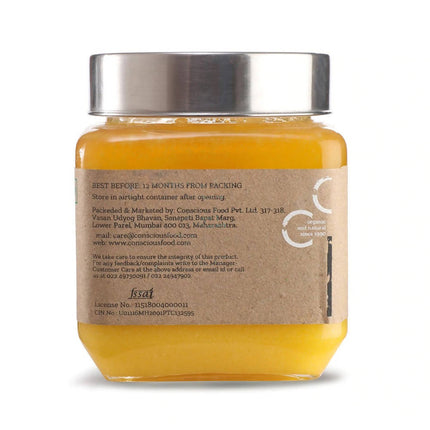 Conscious Food A2 Gir Cow Ghee (Bilona Preparation) | 100% Gir Cow Ghee | Homemade & Organic Ghee