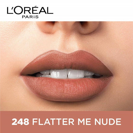 L'Oreal Paris Color Riche Moist Matte Lipstick - 248 Flatter Me Nude