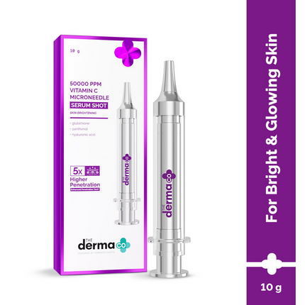 The Derma Co 50000 PPM Vitamin C Microneedle Serum Shot