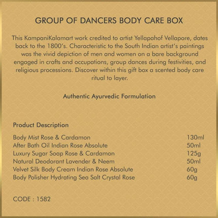 Forest Essentials Group Of Dancers Body Care Selection