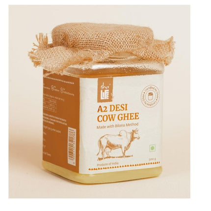 Isha Life Pure A2 Desi Cow Ghee | Made Traditionally from Curd | Made from Grass-fed Free Grazing Desi Cows' Milk