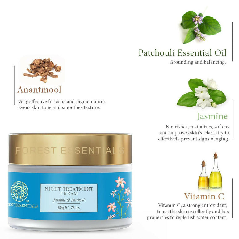 Forest Essentials Night Treatment Cream Jasmine & Patchouli