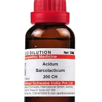 Dr. Willmar Schwabe India Acidum Sarcolacticum Dilution