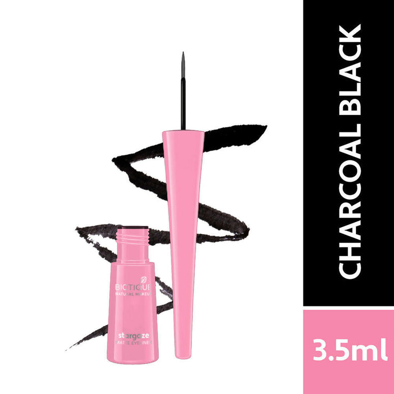 Biotique Stargaze Matte Eye Liner - Charcoal Black