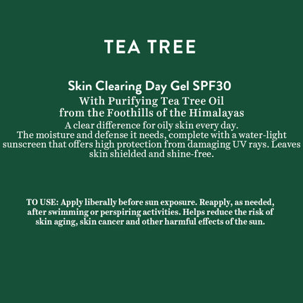 Biotique Advanced Organics Tea Tree Skin Clearing Day Gel SPF30
