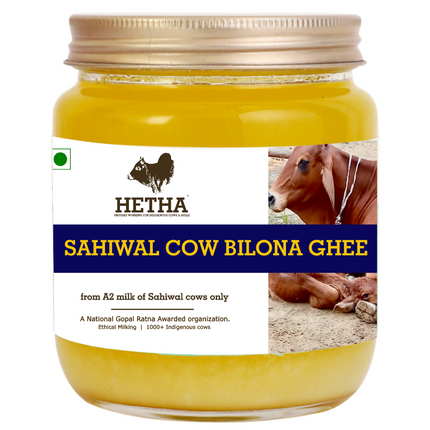 Hetha Sahiwal Cow A2 Cultured Bilona Ghee / A2 Ghee