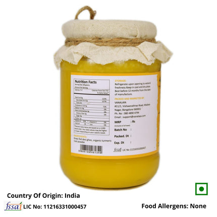 Vanalaya A2 Desi Cow Ghee Prepared By Traditional Bilona Method