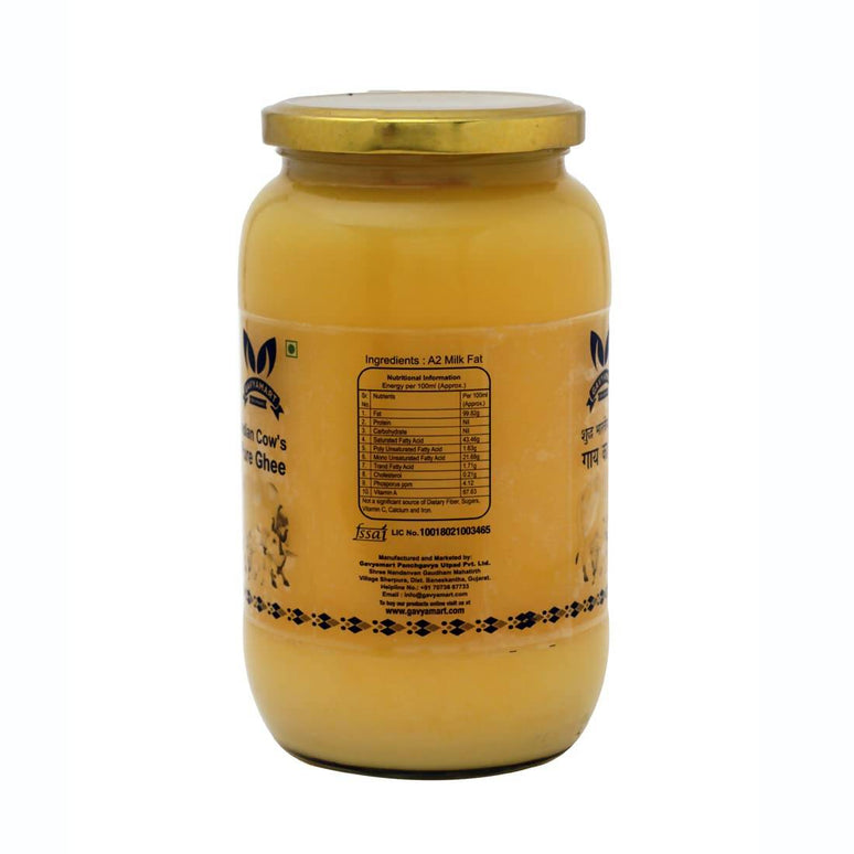 Gavyamart Indian Cow's Pure Ghee | Cultured Cow Desi Ghee | Rich in Nutrients