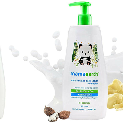 Mamaearth Daily Moisturizing Lotion & Deeply Nourishing Natural Baby Wash