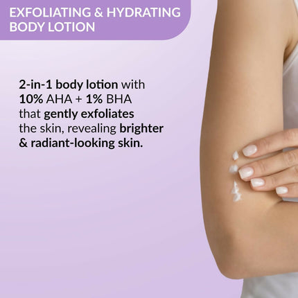 Fixderma Durave 10% AHA + 1% BHA Deep Exfoliating Body Lotion with Lactic & 1% Salicylic Acid
