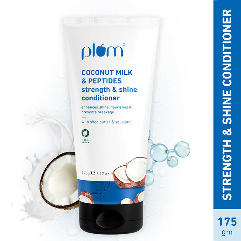 Plum Coconut Milk & Peptides Conditioner For Soft, Shiny Hair
