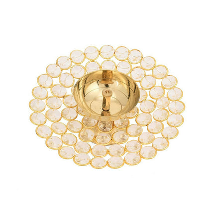 Craftvatika Gold Small Brass Puja Akhand Diya