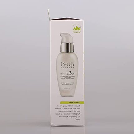 Lotus Herbals Whiteglow Intensive Skin Serum + Moisturiser
