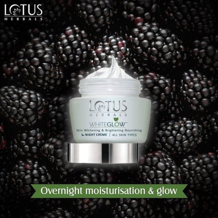 Lotus Herbals Whiteglow Skin Whitening & Brightening Nourishing Night Creme
