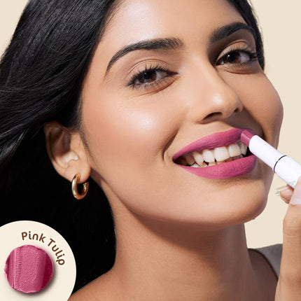 Mamaearth Moisture Matte Long Stay Lipstick-Pink Tulip