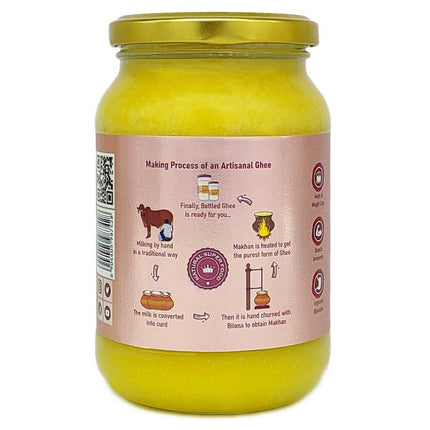 Nature's Trunk A2 Gir Cow Ghee - A2 Desi Gir Cow Ghee, Desi Ghee, Pure A2 Cow Ghee, free-grazing Grass-fed A2 Desi Ghee