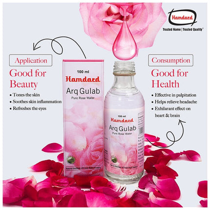 Hamdard Arq Gulab Pure Rose Water