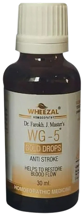 Wheezal Homeopathy WG-5 Gold Drops
