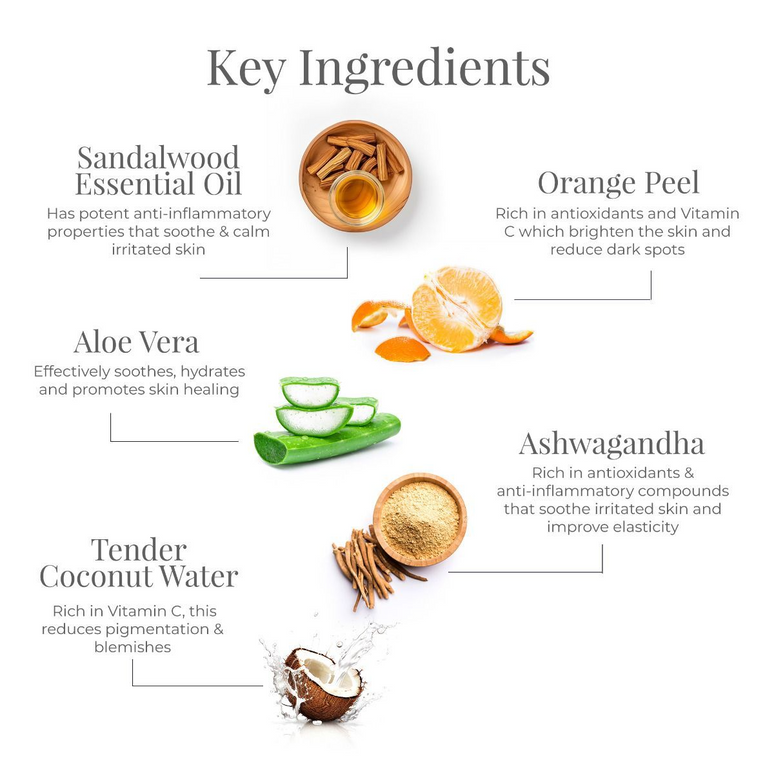 Forest Essentials Hydrating Facial Moisturizer Sandalwood & Orange Peel With SPF 30, PA ++