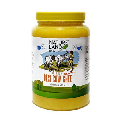 Nature Land Organics Premium Desi Cow Ghee | Organic Ghee From Desi Cow | Homemade Ghee