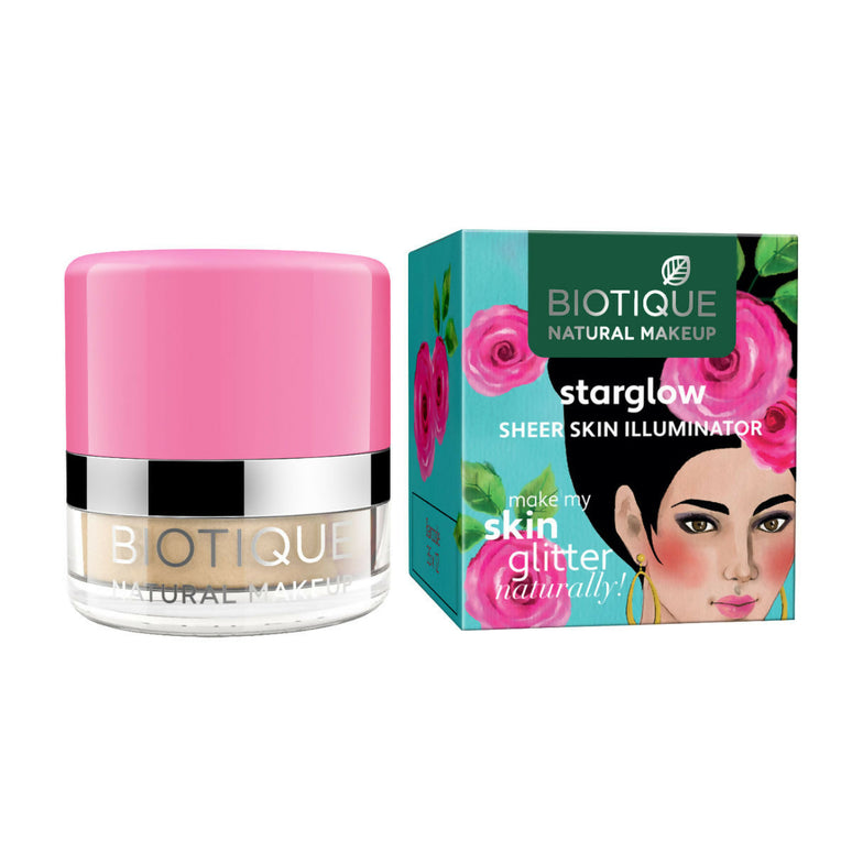 Biotique Starglow Sheer Skin Illuminator - Rose-N-Quartz