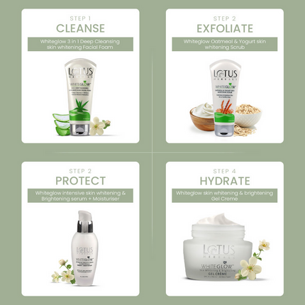 Lotus Herbals WhiteGlow Skin Brightening Oatmeal & Yogurt Gentle Exfoliator Scrub