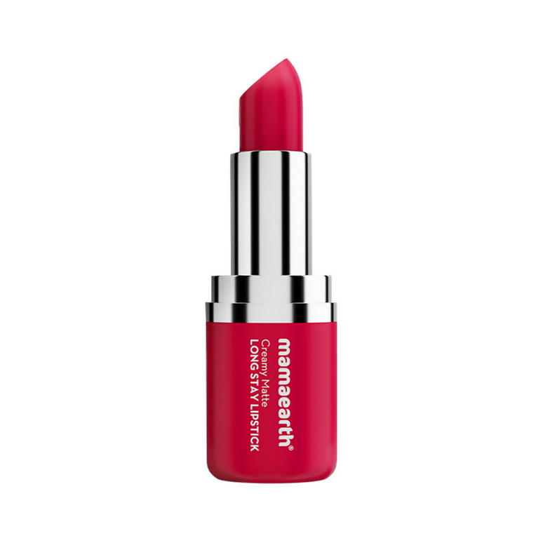 Mamaearth Creamy Matte Long Stay Lipstick - Tulip Magenta - Limited Time Offer
