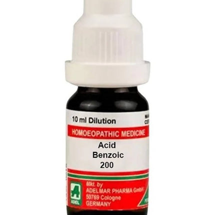 Adel Homeopathy Acid Benzoic Dilution