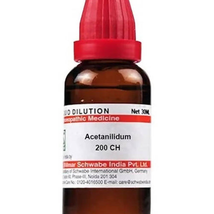 Dr. Willmar Schwabe India Acetanilidum Dilution