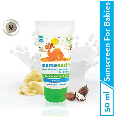 Mamaearth Mineral Based Sunscreen Baby Cream For Protects from UV Rays & Deeply Nourishing & Soothing