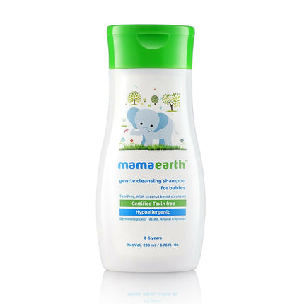 Mamaearth Nourishing Hair Oil & Dusting Powder & Gentle Cleansing Baby Shampoo