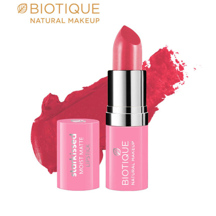 Biotique Starkissed Moist Matte Lipstick - Baewatch