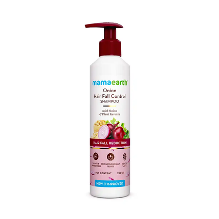 Mamaearth Onion Shampoo with Onion & Plant Keratin For Hair Fall Control