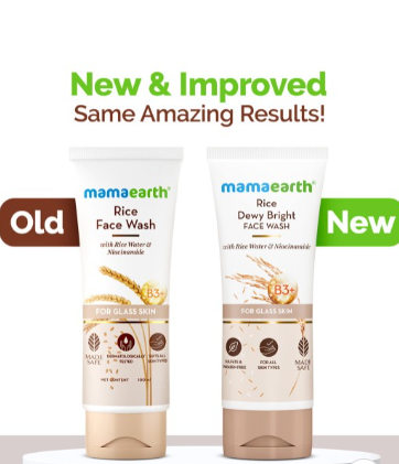 Mamaearth Rice Face Wash With Rice Water & Niacinamide