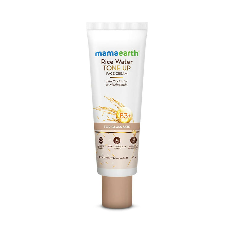 Mamaearth Rice Water Tone Up Face Cream with Rice Water & Niacinamide for Glass Skin
