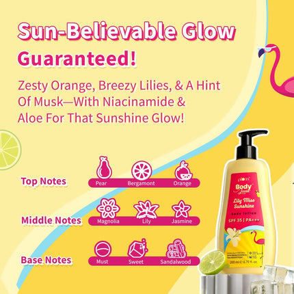 Plum BodyLovin' Lily Miss Sunshine Body Lotion With SPF 35 PA+++
