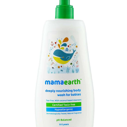 Mamaearth Gentle Cleansing Natural Baby Shampoo & Mamaearth Deeply Nourishing Natural Baby Wash