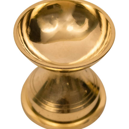 Spillbox Gold-Toned Brass Niranjan Deep Pooja Essential