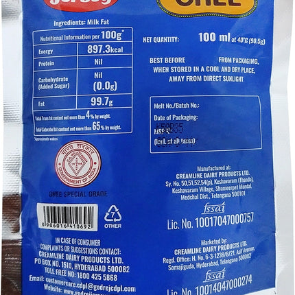 Godrej Jersey Ghee | Homemade Organic Authentic Ghee | Natural & Pure Ghee