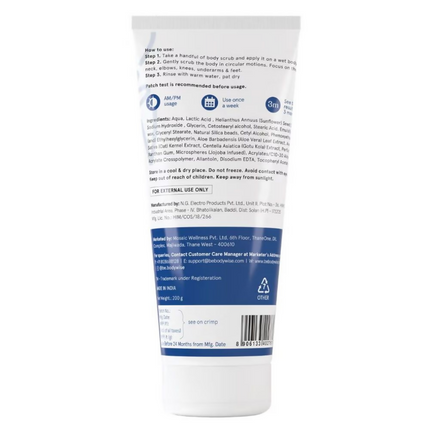 BeBodywise 10% AHA Lactic Acid Body Scrub
